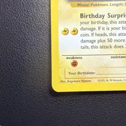 Birthday Pikachu #24 Pokemon Promo Holo WOTC Mint+ - Image 4