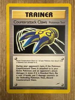 Counterattack Claws 97/105 Neo Destiny Unlimited Pokemon MP 2002 Vintage WOTC - Image 1