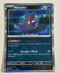 Morpeko 121/182 Holo Rare Pokemon 2023 Paradox Rift - Image 1