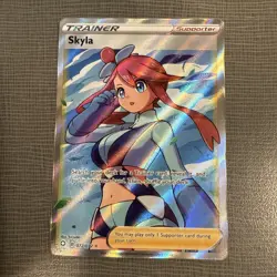 Skyla 072/072 Shining Fates Ultra Rare Full Art Pokemon TCG NM - Image 1