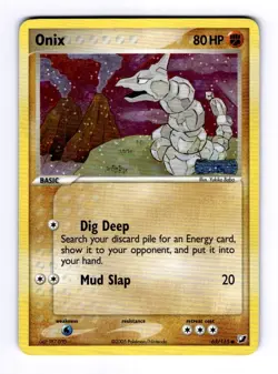 Onix Unseen Forces #65 (2005) Common Reverse Holo NM Pokemon - Image 1