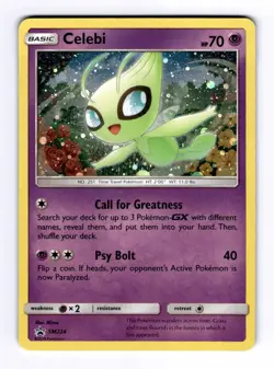 Celebi - SM224 SM Promos #SM224 (2017) Promo Holo NM Pokemon - Image 1