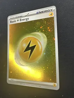 2023 Pokemon 151 Basic Energy Lightning 004 English TCG Holographic Holo - Image 2