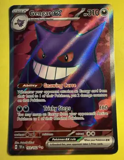 Pokemon ~ Gengar ex #193/162 ~ Temporal Forces Ultra Rare Full Art ~ Pack Fresh - Image 1