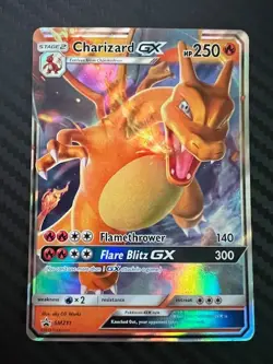 Pokemon TCG Charizard GX SM211 Hidden Fates Promo NM - Image 1