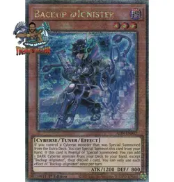 Yugioh! 1x Backup @Ignister ALIN-EN002 Quarter Century Secret Rare 1st Ed NM - Image 1