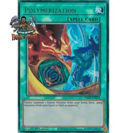 Yugioh! 1x Polymerization Hero Alt Art RA03-EN051 Ultimate Rare 1st Ed NM - Image 1