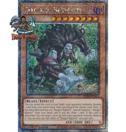 Yugioh! 1x Danger! Bigfoot! RA03-EN019 Quarter Century Secret Rare 1st Ed NM - Image 1
