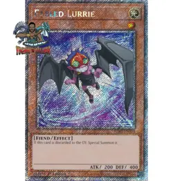 Yugioh! 1x Fabled Lurrie RA03-EN003 Platinum Secret Rare 1st Ed NM - Image 1