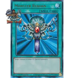 Yugioh! 1x Monster Reborn RA03-EN052 Ultimate Rare 1st Ed NM - Image 1