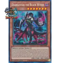 Yugioh! 1x Diabellstar the Black Witch RA03-EN032 Collector's Rare 1st Ed NM - Image 1