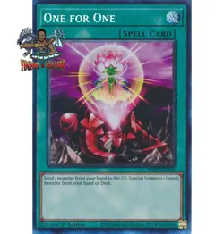 Yugioh! 1x One for One RA03-EN056 Collector's Rare 1st Ed NM - Image 1