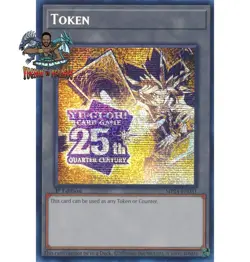 Yugioh! 25th Anniversary Token: Yugi MP24-EN051 Prismatic Secret Rare 1st Ed NM - Image 1