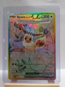 Custom Fan Art Eevee EX Tera High Quality Custom Card Foil Finish Full Art - Image 3