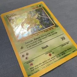Pokemon Scyther TCG Jungle Set Holo Rare Card 10/64 Vintage Unlimited MP/HP - Image 3