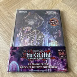 YuGiOh I:P Masquerena 9-Pocket Portfolio : Trading Card Album / Binder *New* - Image 1