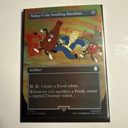 Nuka-Cola Vending Machine (Borderless) -Foil Near Mint MTG - Image 1
