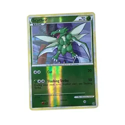 Scyther Reverse Holo Pokemon Card Base Set 65/82 - Collectible Trading Card Game - Image 1
