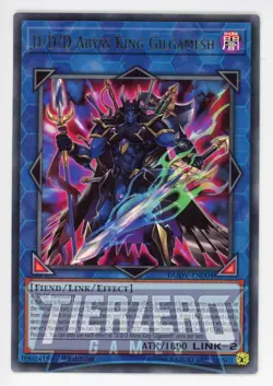 Yugioh D/D/D Abyss King Gilgamesh DUOV-EN004 Ultra Rare 1st Edition NM/LP - Image 1