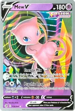 Mew 113/264 World Championship 2022 Pokemon Card NM - Image 1