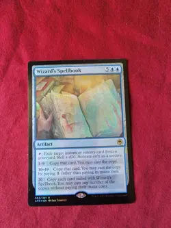 Wizard's Spellbook FOIL NM #82 Card MTG - Image 1