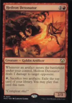 Hedron Detonator - Commander: March of the Machine: #31, MTG Nm R233 - Image 1