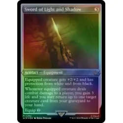 Sword Of Light And Shadow (foil-etched) MTG Universes Beyond: Assassin's Creed - Image 1