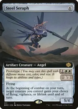 Steel Seraph - Extended Art BRO NM MTG - Image 1