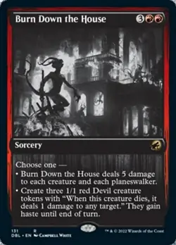 Burn Down the House DBL NM MTG - Image 1