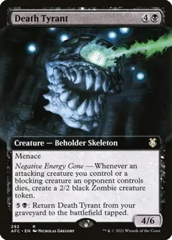 Death Tyrant - Extended Art AFC NM MTG - Image 1