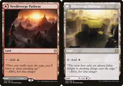Needleverge Pathway // Pillarverge Pathway ZNR NM MTG - Image 1