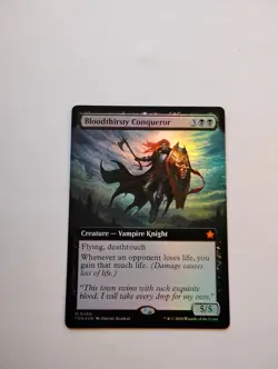 Bloodthirsty Conqueror (Extended Art) Foundations Foil - Image 1