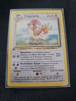 Pokemon TCG Pidgeotto Base Set 22/102 Regular 1st Edition Rare SPANISH - Image 1