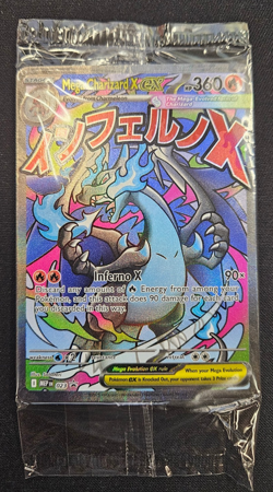 Pokemon Mega Charizard X ex 023 + Oricorio ex Phantasmal Flames UPC Promo Sealed - Image 1