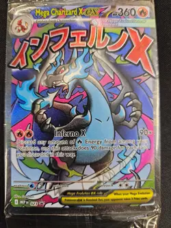 Pokemon Mega Charizard X ex 023 + Oricorio ex Phantasmal Flames UPC Promo Sealed - Image 3