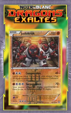 Judokrak Reverse - NB06:Dragons Exaltes - 68/124 - Carte Pokemon Francaise - Image 1