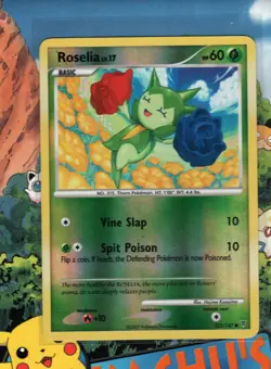 Pokemon TCG Roselia 123/147 Reverse Holo Platinum Supreme Victors NM - Image 1