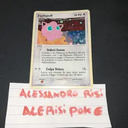 Carta Pokemon JIGGLYPUFF 65/112 EX RossoFuoco e VerdeFoglia Holo ITA NM 2004 - Image 1