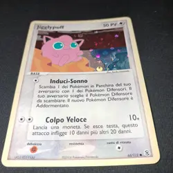 Carta Pokemon JIGGLYPUFF 65/112 EX RossoFuoco e VerdeFoglia Holo ITA NM 2004 - Image 2
