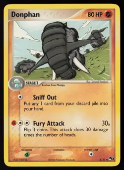 Donphan 008/017 POP Series 3 Pokemon TCG MP - LP - Image 1
