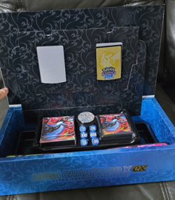Pokemon Phantasmal Flames UPC Box, Mat, Sleeves, Deck Box, Coin NO Packs & Promo - Image 2