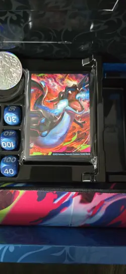 Pokemon Phantasmal Flames UPC Box, Mat, Sleeves, Deck Box, Coin NO Packs & Promo - Image 4