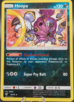Hoopa 53/73, Holo Rare, Shining Legends, LP - Pokemon TCG - Image 1