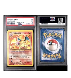 2002 POKEMON LEGENDARY COLLECTION #3 CHARIZARD PSA 1 POP 151 - Image 3