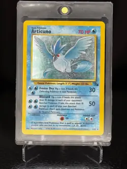 Pokemon Articuno Fossil 2/62 Holo Rare - WOTC 1999 - Vintage Original - Image 1