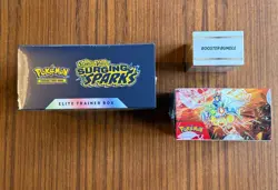 Pokemon TCG Surging Sparks ETB, Booster Box & Booster Bundle Sealed Lot - Image 2