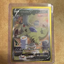 NM Tyranitar V 155/163 Alternate Full Art Ultra Rare Battle Styles Pokemon - Image 1