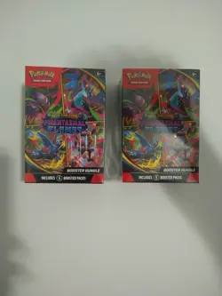 2 Sealed Pokemon Mega Evolution Phantasmal Flames Booster Bundles 6 Packs Each - Image 2