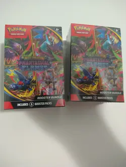 2 Sealed Pokemon Mega Evolution Phantasmal Flames Booster Bundles 6 Packs Each - Image 3