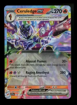 Ceruledge ex 036/191 Surging Sparks 2024 Holo Rare Pokemon Card TCG - Image 1